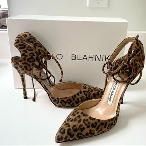 Leopard Manolo Blahnik Pumps